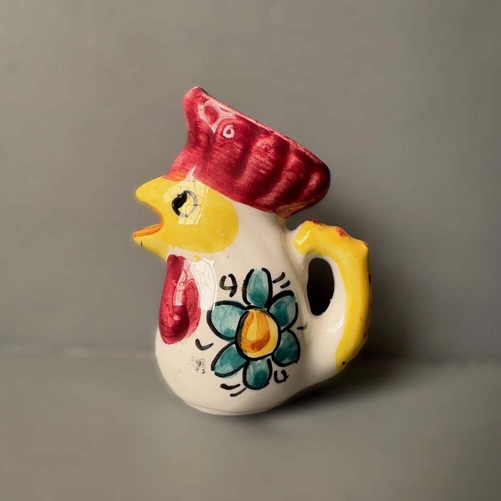 Vintage Sadek Small Rooster Creamer